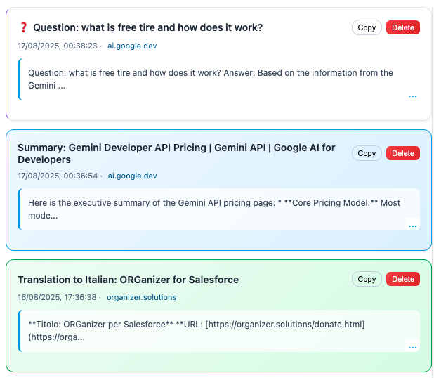 Results Management Tab